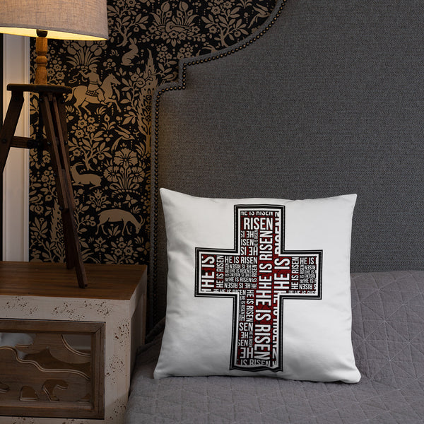 He Is Risen Pillow