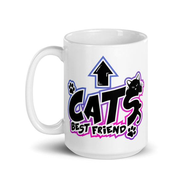 Cats Best  Friend Cat Lovers Coffee Mug